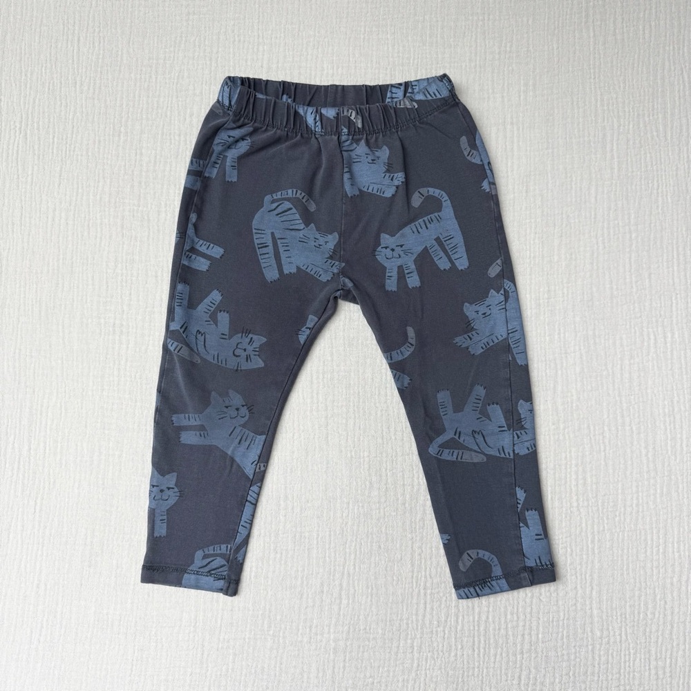 Zara Blue Cat Print Leggings 18-24m
